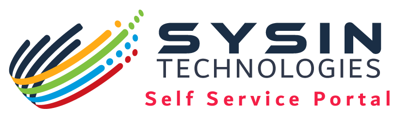 Self Service Portal | Sysin Technologies